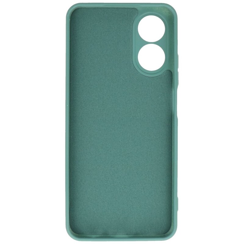 Coque TPU Fashion Color Oppo A17 Vert Foncé