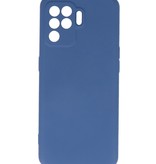 Funda TPU Color Moda Oppo A94 4G Azul Marino