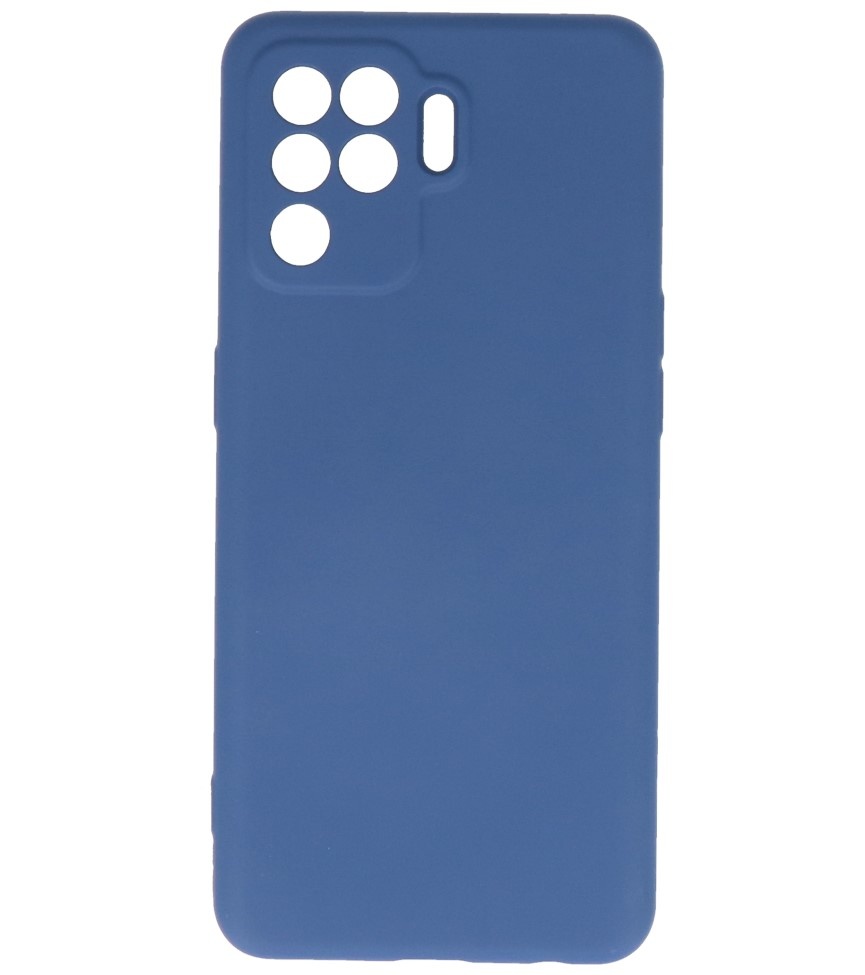 Funda TPU Color Moda Oppo A94 4G Azul Marino