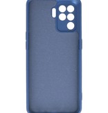 Fashion Color TPU-etui Oppo A94 4G Navy