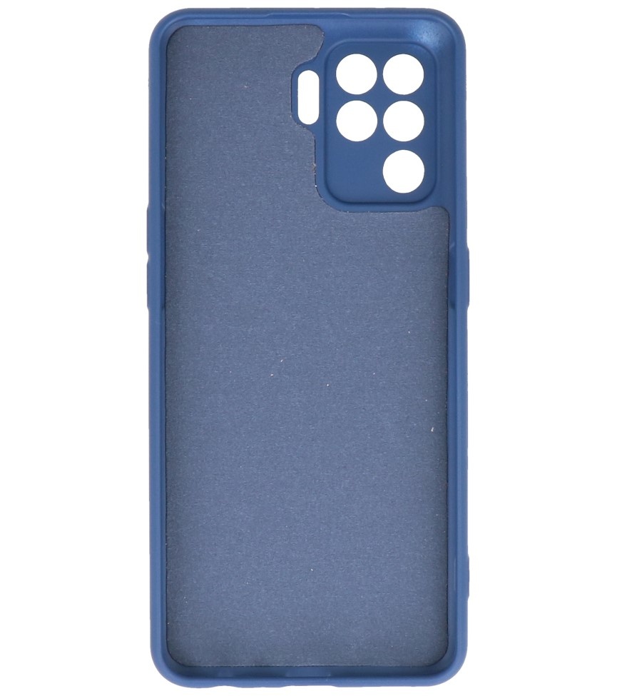 Fashion Color TPU Hoesje Oppo A94 4G Navy
