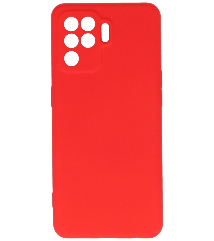 Funda TPU Color Moda Oppo A94 4G Rojo