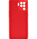 Fashion Color TPU-etui Oppo A94 4G Rød