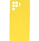 Funda TPU Color Moda Oppo A94 4G Amarillo