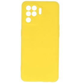 Custodia in TPU colore moda Oppo A94 4G giallo