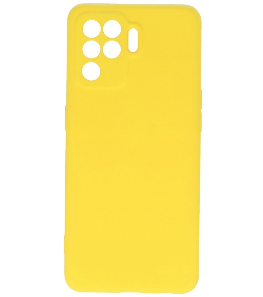 Modefarbe TPU-Hülle Oppo A94 4G Gelb