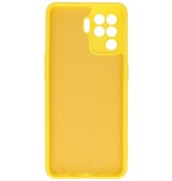 Funda TPU Color Moda Oppo A94 4G Amarillo