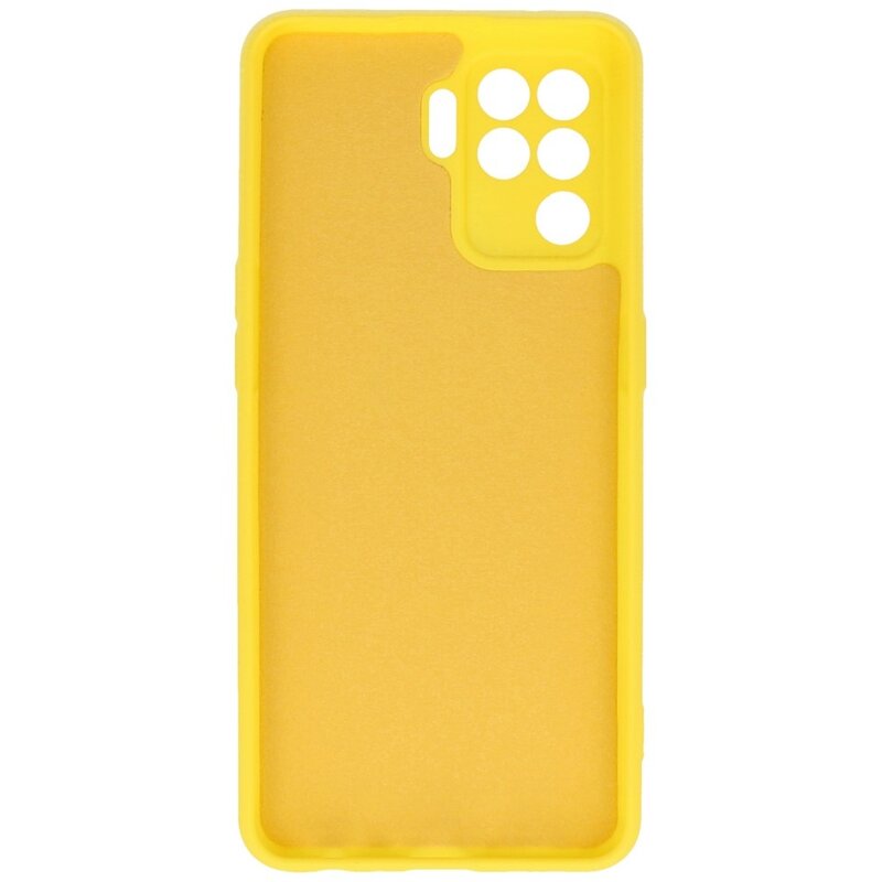 Custodia in TPU colore moda Oppo A94 4G giallo