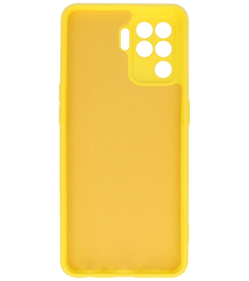 Custodia in TPU colore moda Oppo A94 4G giallo