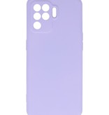 Modefarbe TPU-Hülle Oppo A94 4G Lila