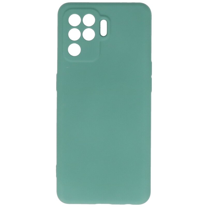 Custodia in TPU colore moda Oppo A94 4G verde scuro