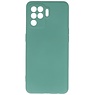 Custodia in TPU colore moda Oppo A94 4G verde scuro