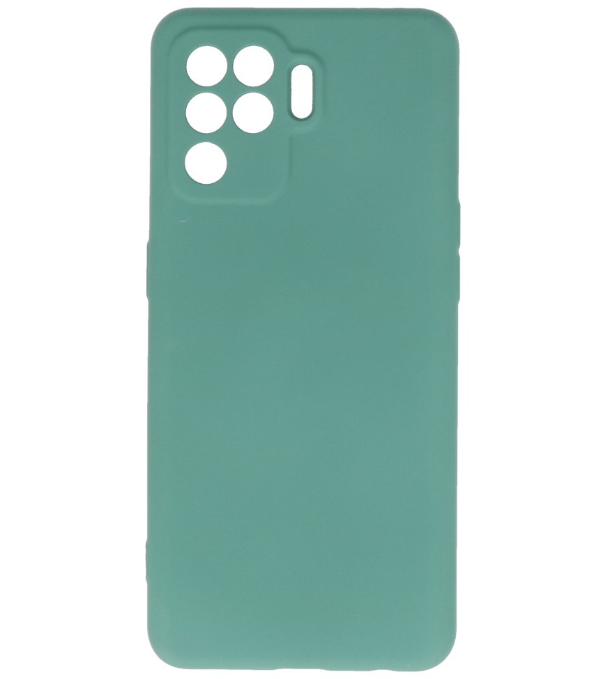 Fashion Color TPU Case Oppo A94 4G Dark Green