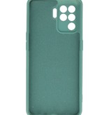 Custodia in TPU colore moda Oppo A94 4G verde scuro