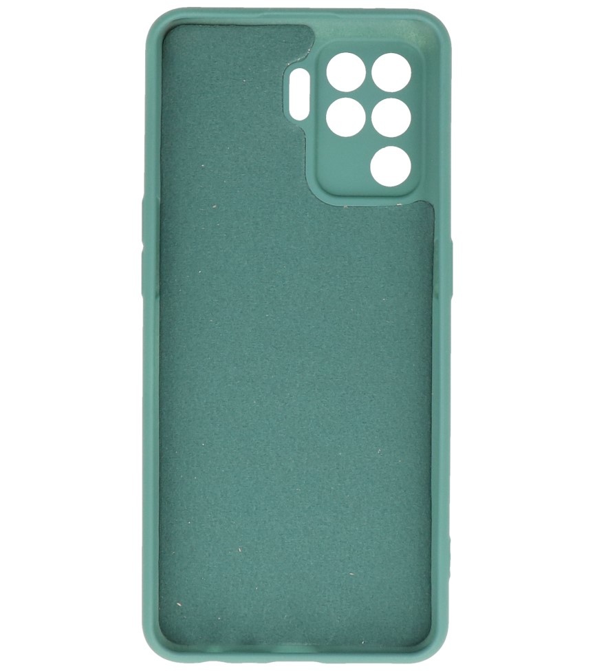 Coque TPU Fashion Color Oppo A94 4G Vert Foncé