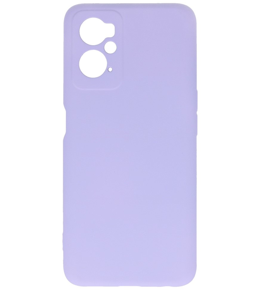 Fashion Color TPU Hoesje Oppo A96 (6.59 int) Paars