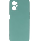 Fashion Color TPU Case Oppo A96 (6.59 int) Dark Green