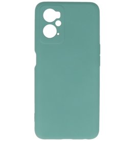 Fashion Color TPU-etui Oppo A96 (6,59 int) Mørkegrøn