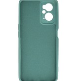 Fashion Color TPU Case Oppo A96 (6.59 int) Dunkelgrün