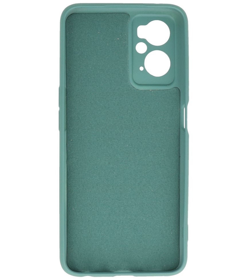 Coque TPU Fashion Color Oppo A96 (6.59 int) Vert Foncé