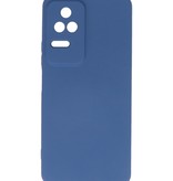 Modefarvet TPU-cover Xiaomi Poco F4 Navy