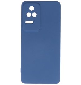 Fashion Color TPU Case Xiaomi Poco F4 Navy