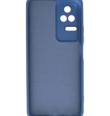 Modefarvet TPU-cover Xiaomi Poco F4 Navy