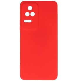 Fashion Color TPU Hoesje Xiaomi Poco F4 Rood