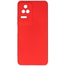 Fashion Color TPU Case Xiaomi Poco F4 Red