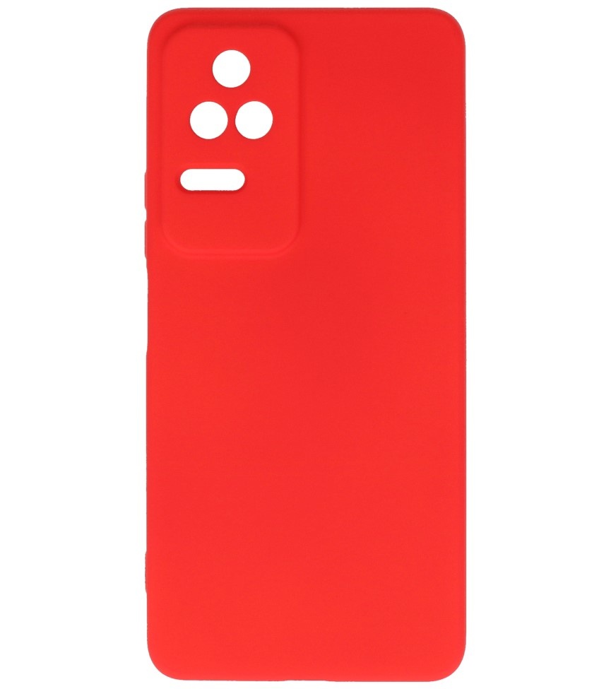Funda TPU Color Moda Xiaomi Poco F4 Rojo