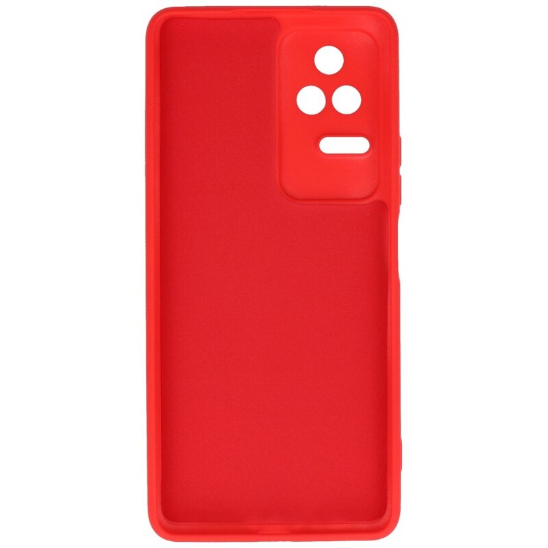 Modefarbe TPU-Hülle Xiaomi Poco F4 Rot