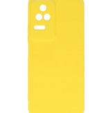 Coque TPU Fashion Color Xiaomi Poco F4 Jaune