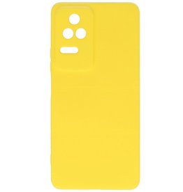 Coque TPU Fashion Color Xiaomi Poco F4 Jaune