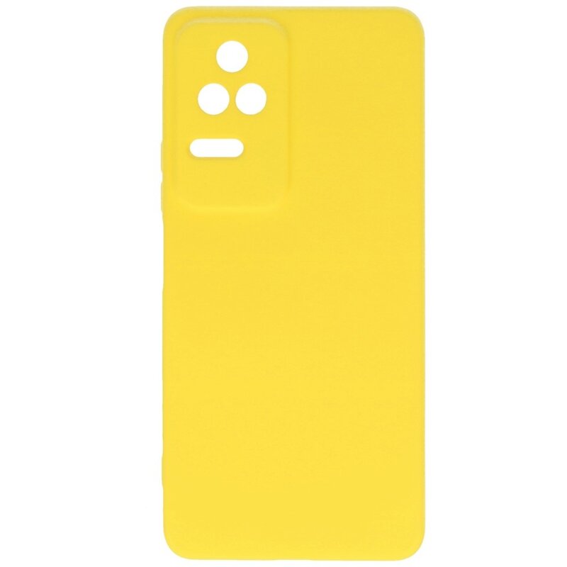 Custodia in TPU colore moda Xiaomi Poco F4 giallo