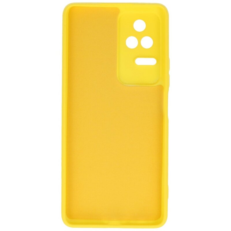 Custodia in TPU colore moda Xiaomi Poco F4 giallo