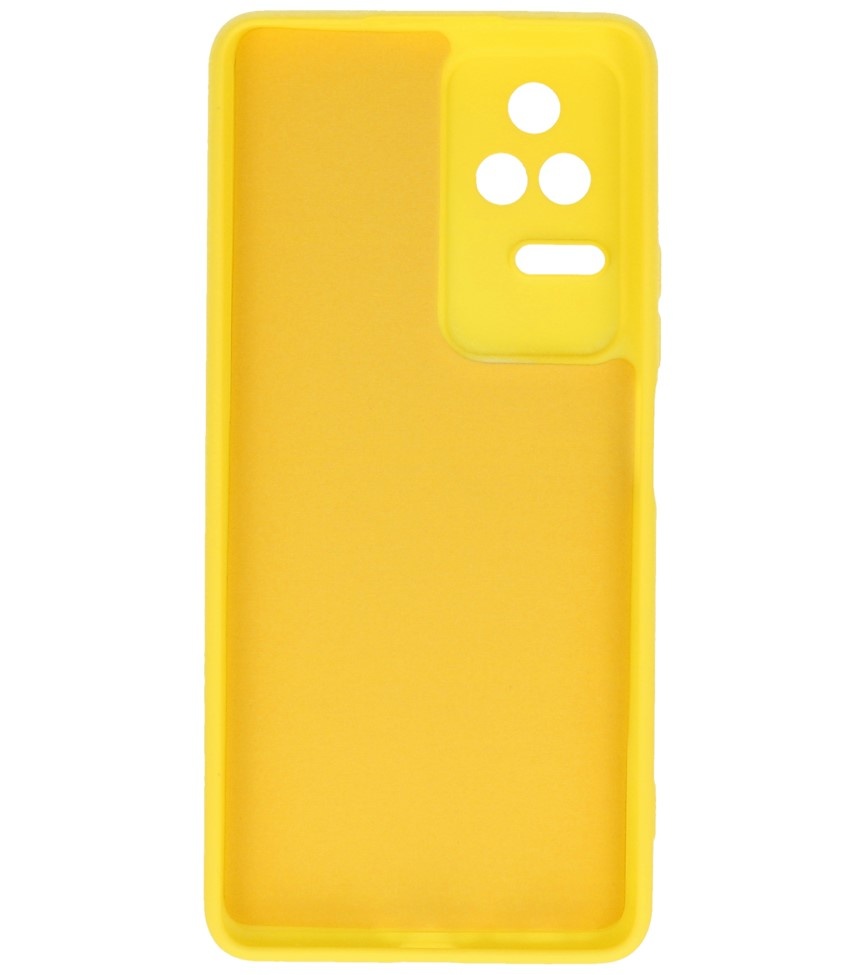 Coque TPU Fashion Color Xiaomi Poco F4 Jaune