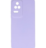 Fashion Color TPU-cover Xiaomi Poco F4 Lilla
