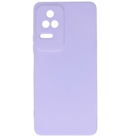 Coque en TPU Fashion Color Xiaomi Poco F4 Violet