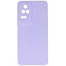 Fashion Color TPU Case Xiaomi Poco F4 Purple