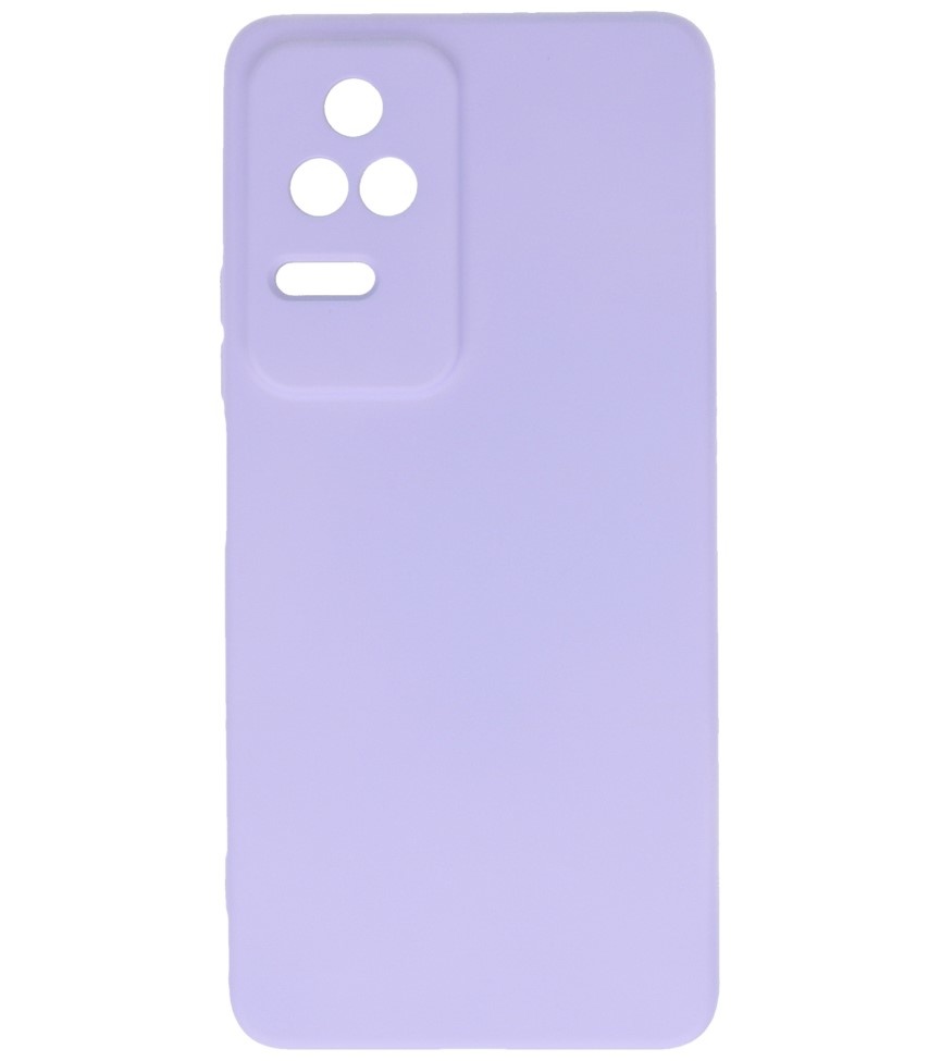 Coque en TPU Fashion Color Xiaomi Poco F4 Violet