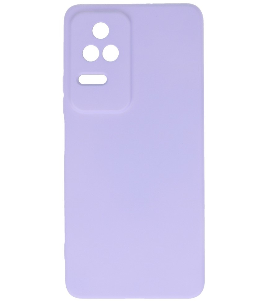 Fashion Color TPU-cover Xiaomi Poco F4 Lilla