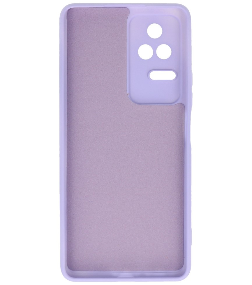 Fashion Color TPU Case Xiaomi Poco F4 Purple