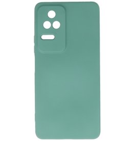 Coque en TPU Fashion Color Xiaomi Poco F4 Vert Foncé