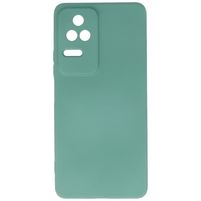 Custodia in TPU colore moda Xiaomi Poco F4 verde scuro