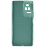 Modefarbe TPU-Hülle Xiaomi Poco F4 Dunkelgrün