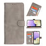 Bookstyle Wallet Cases Hoesje voor Oppo A17 Grijs