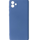 Coque en TPU Fashion Color Samsung Galaxy A04e Marine