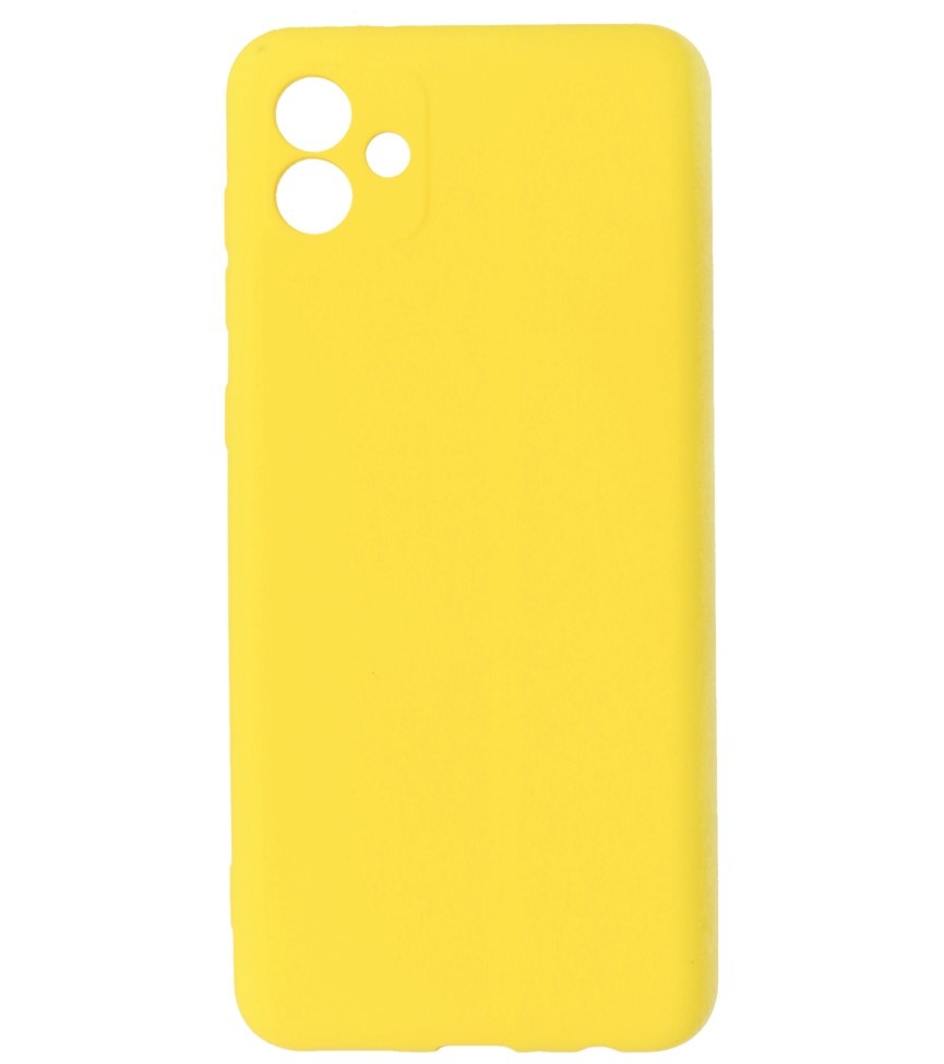 Custodia in TPU colore moda Samsung Galaxy A04e giallo
