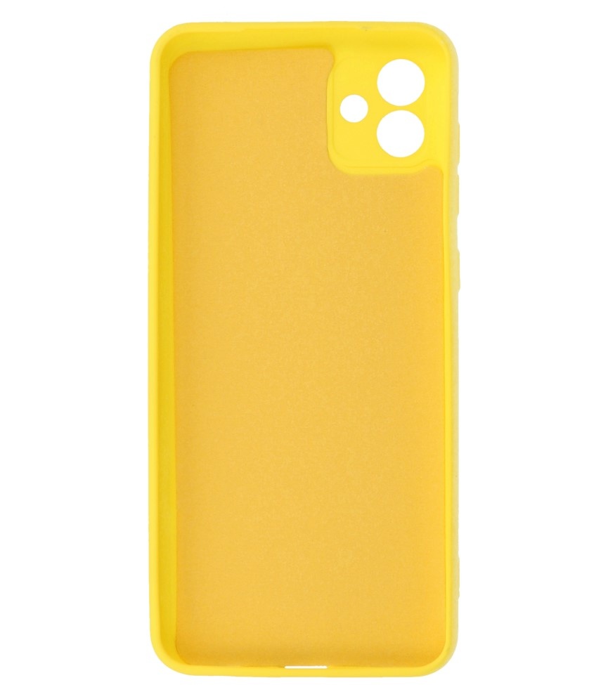 Custodia in TPU colore moda Samsung Galaxy A04e giallo