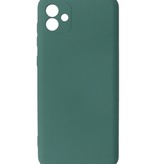 Fashion Color TPU Case Samsung Galaxy A04e Dark Green